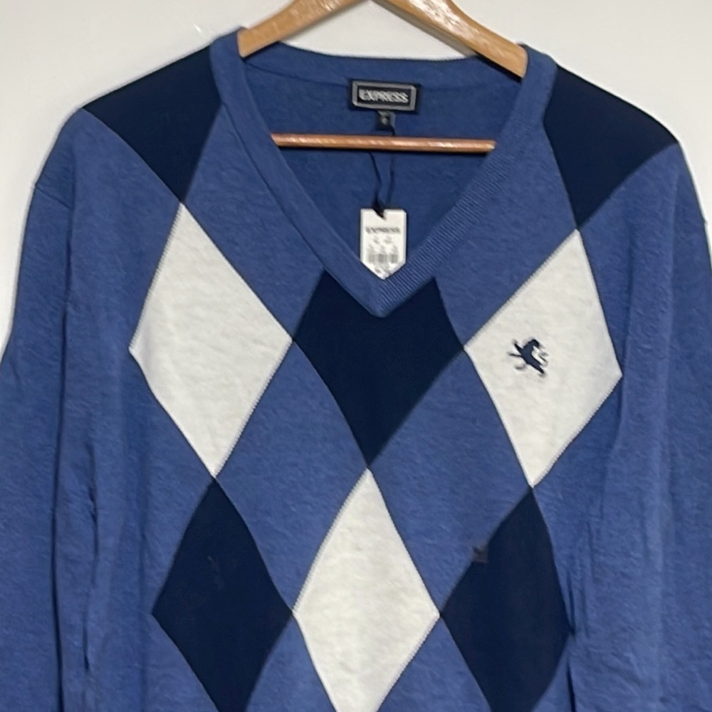 Argyle Sweater men’s size XL -